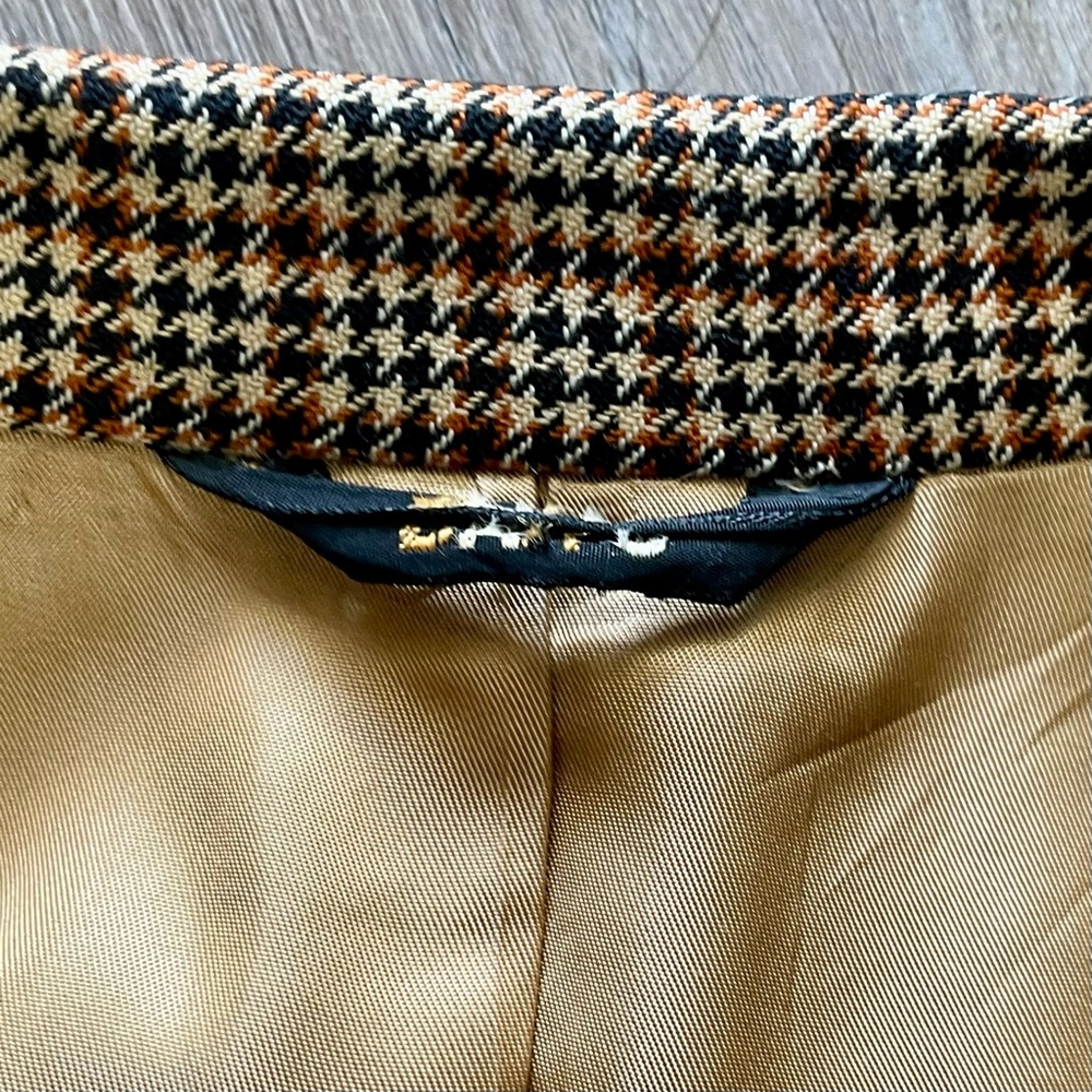 Vintage DAKS Ben Turturici USA Union Made 100% Wool Tweed Sports Coat Blazer - Picture 9 of 16